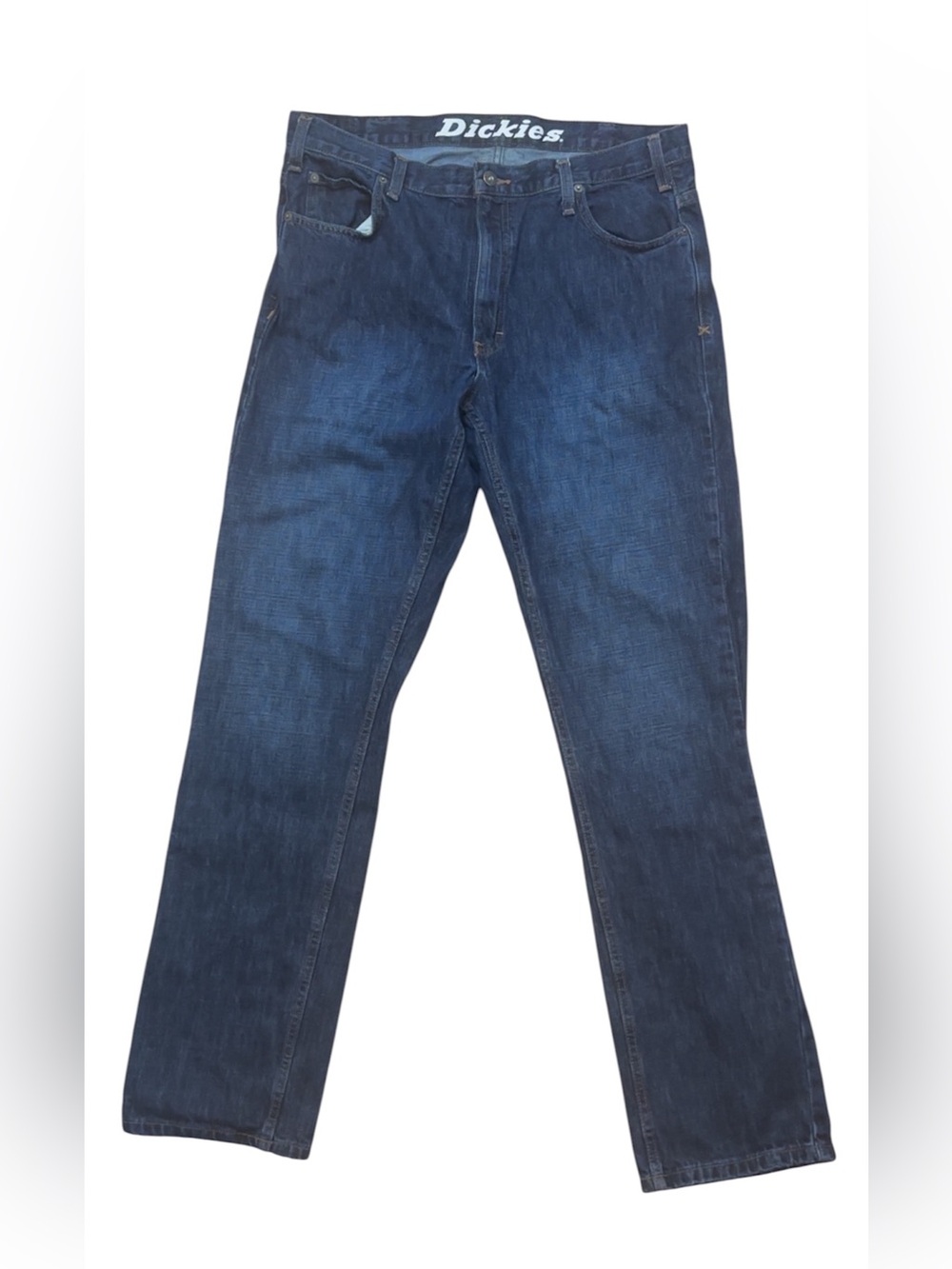 Dickies Men’s Dark Blue Relaxed Straight Jeans